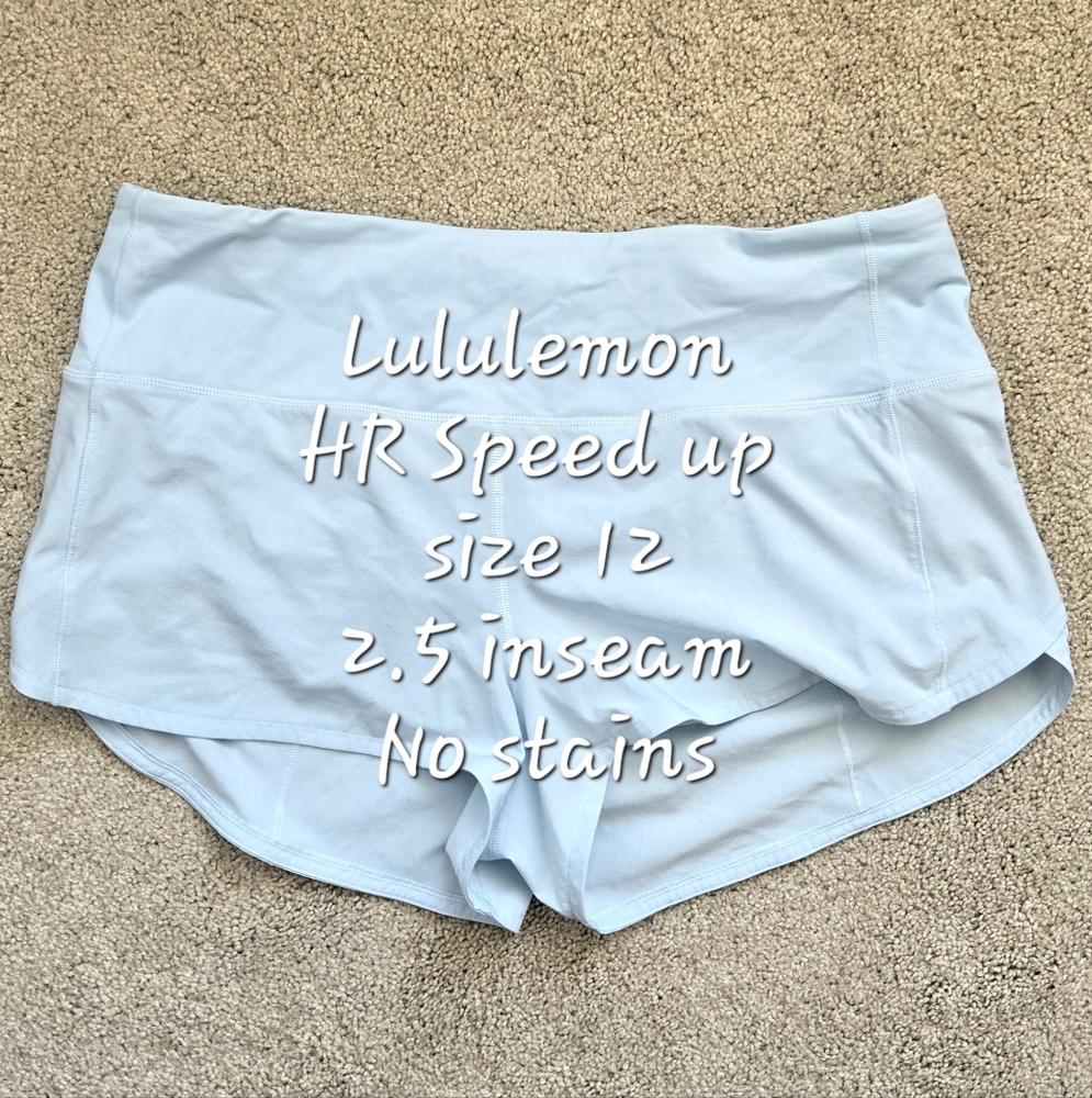 Lululemon speed up size 12